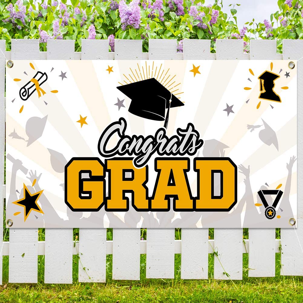 Graduation Yard Party Banner My Party DIY